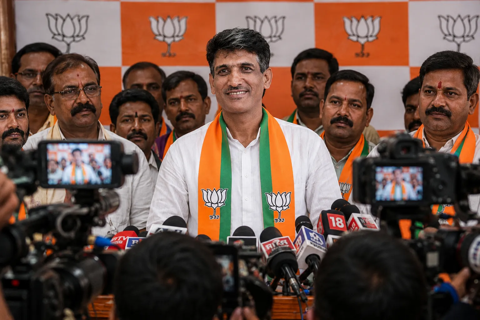 Press Coverage: BJP Announces Shankar Yadav as MLA Candidate