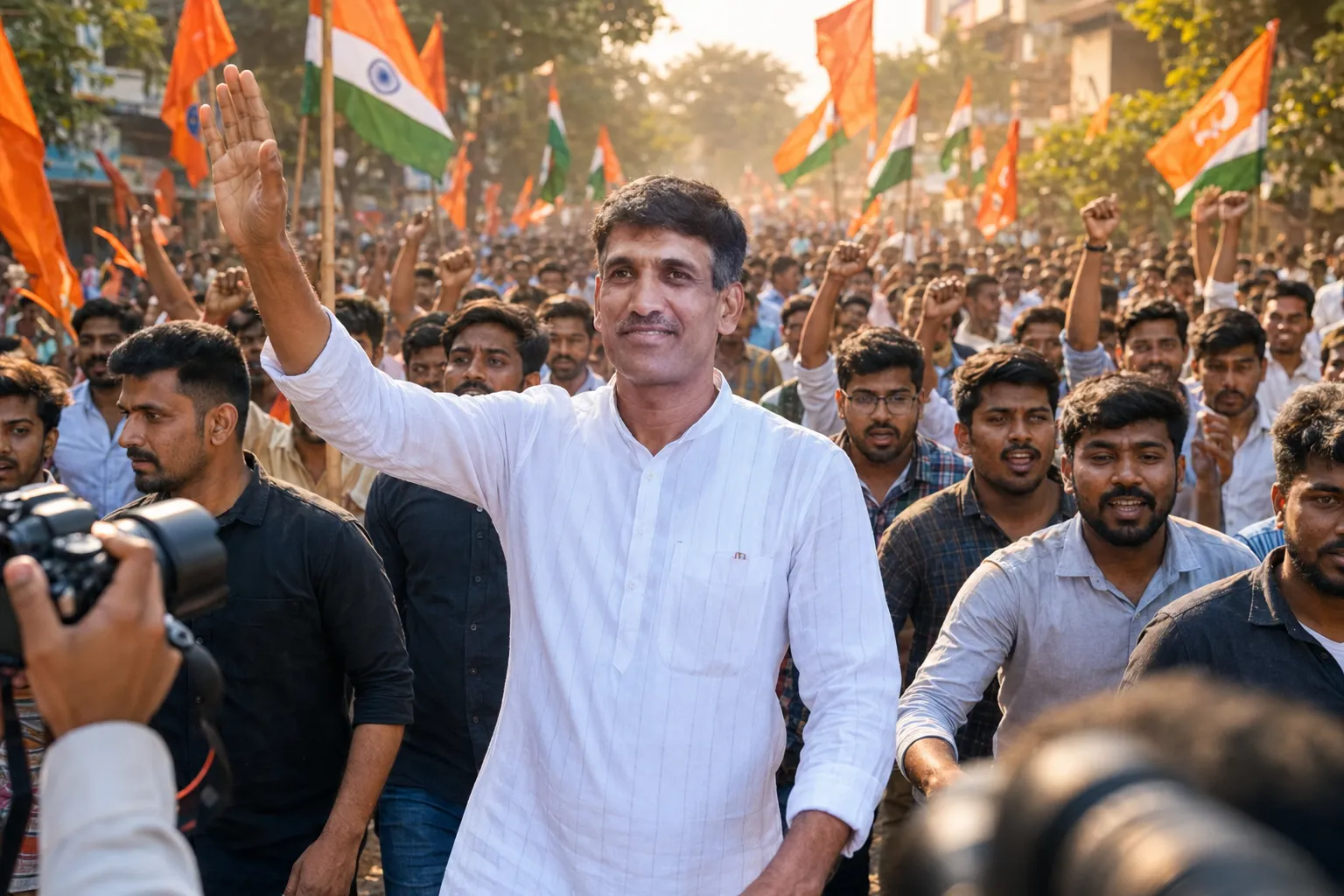Shankar Yadav Leads Youth Rally in Govindpura