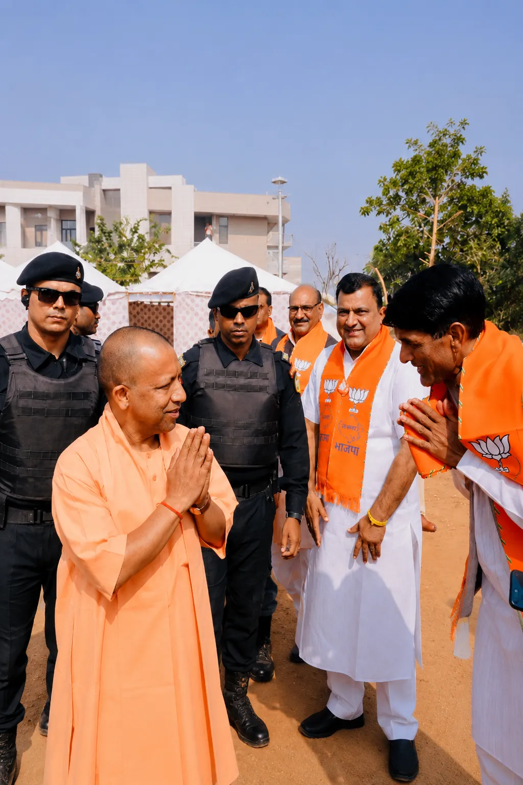 Greeting Leadership, Guided By Wisdom And True Commitment