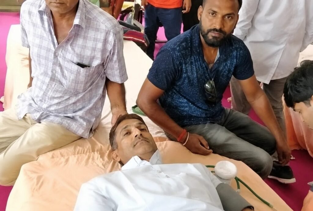 Blood Donation Camp in Jaipur: Shankar Yadav Encourages Voluntary Blood Donation and Community Service